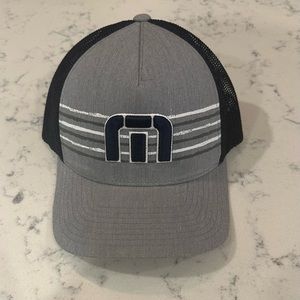Travis Mathew Golf Hat Blue & Gray Flexfit Sm/Md
